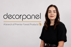 Image of Abby Marshall with Decorpanel logo